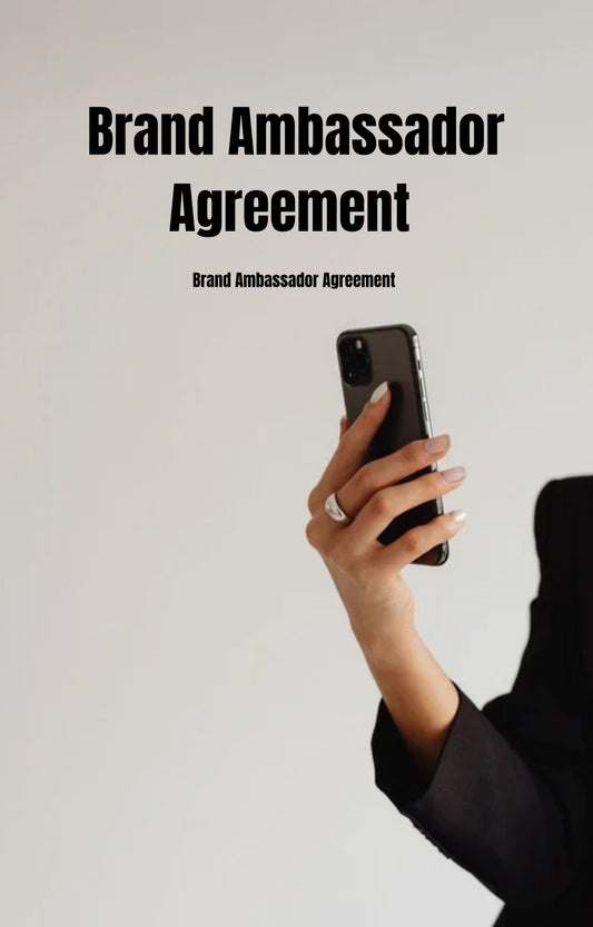Brand Ambassador Agreement